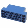 203908-2 - CONN 20POS BLUE PNL MNT