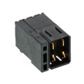 0783471004 - CONN HEADER IMPACT 4POS EDGE MNT