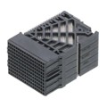 0761501020 - CONN RCPT IMPACT 180POS EDGE MNT