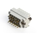 516-020-520-402 - CONN RCPT RACK &amp; PNL 20P PNL MT