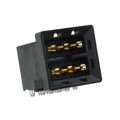 10132640-002LF - CONN PLUG 4POS EDGE MNT
