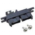 PS3-2UP(01) - CONN RCPT 2POS PNL MNT