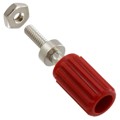 111-0702-001 - CONN BIND POST KNURLED RED