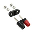 7018 - CONN BIND POST DUAL HEX BLK/RED