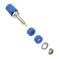 3750-6 - CONN BIND POST KNURLED BLUE