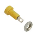 108-0907-001 - CONN BANANA JACK SLDR TABS YLW