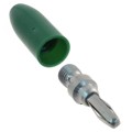 108-0304-001 - CONN BANANA PLUG SLDRLESS GREEN