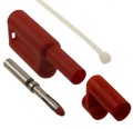 6721-2 - CONN BANANA PLUG STACK SLDR RED