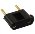 3452-0 - CONN DBL TIP PLUG STACK SLDRLESS