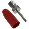 105-0302-001 - CONN TIP PLUG SOLDERLESS RED