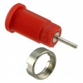 CT2904-2 - CONN BANANA JACK SOLDER RED