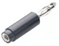 BU-00226-0 - CONN BANANA PLUG THRD BLACK