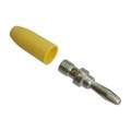 108-0307-001 - CONN BANANA PLUG SLDRLESS YELLOW