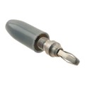 108-0313-001 - CONN BANANA PLUG SOLDERLESS GRAY