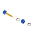 2142-6 - CONN BANANA JACK MINI TURRET BLU