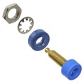 2854-6 - CONN BANANA JACK TURRET BLUE