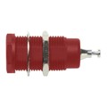 6387-ST-T-2 - CONN BANANA JACK TURRET RED