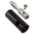 108-1703-101 - CONN BANANA PLUG SLDRLESS BLACK