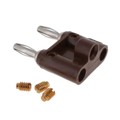 MDP-1 - CONN DBL BAN PLUG STACK SLDRLESS