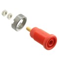 72912-2 - CONN BANANA JACK THRD RED