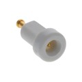 105-1301-002 - CONN TIP PLUG TURRET WHITE