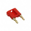 BU-P2244-2 - CONN DBL BANANA PLUG STACK MINI