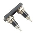 73101-0 - PANEL MOUNT DBLE/4MM JACK BLK