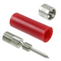 1670 - CONN TIP PLUG SOLDERLESS RED