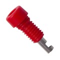 CT3104-2 - JACK 2MM INSUL PUSHIN RED