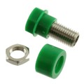 CT2230-5 - CONN BANANA JACK THREADED GREEN