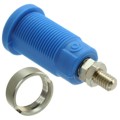CT2236-6 - CONN BANANA JACK THRD BLUE