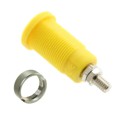 CT2236-4 - CONN BANANA JACK THRD YELLOW