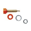 3542-3 - CONN TIP JACK THRD ORANGE