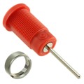 CT2906-2 - CONN BANANA JACK SOLDER RED