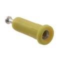 105-1047-001 - CONN TIP JACK TURRET YELLOW