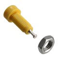 105-0607-001 - CONN TIP JACK TURRET YELLOW