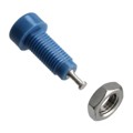105-0610-001 - CONN TIP JACK TURRET BLUE