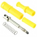 CT3201-4 - CONN BANANA PLUG SLDRLESS YELLOW