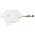 73090-9 - CONN BANANA PLUG SLDRLESS WHITE