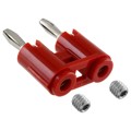 108-0252-001 - CONN DBL BAN PLG STACK SLDRLESS