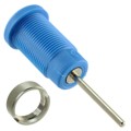 CT2906-6 - CONN BANANA JACK SOLDER BLUE