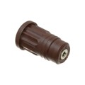 CT2914-1 - CONN BANANA JACK PRESS-FIT BROWN