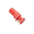 73099-2 - R/A 4MM MOUNTG SAFE JACK/PCB RED