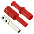 CT3134-2 - CONN BANANA JACK SOLDERLESS RED