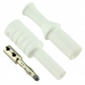 CT2989-9 - CONN BANANA PLUG SLDRLESS WHITE