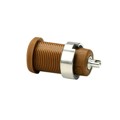 CT2242-1 - CONN BANANA JACK SLDR CUP BROWN