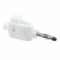 CT3249-9 - CONN BANANA PLUG SLDRLESS WHITE