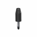 6079 - CONN BANANA PLUG SLDRLESS BLACK