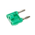 BU-00247-5 - CONN DBL BAN PLUG STACK SLDRLESS