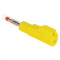 BU-32614-4 - CONN BANANA PLUG STACK SLDR YLW